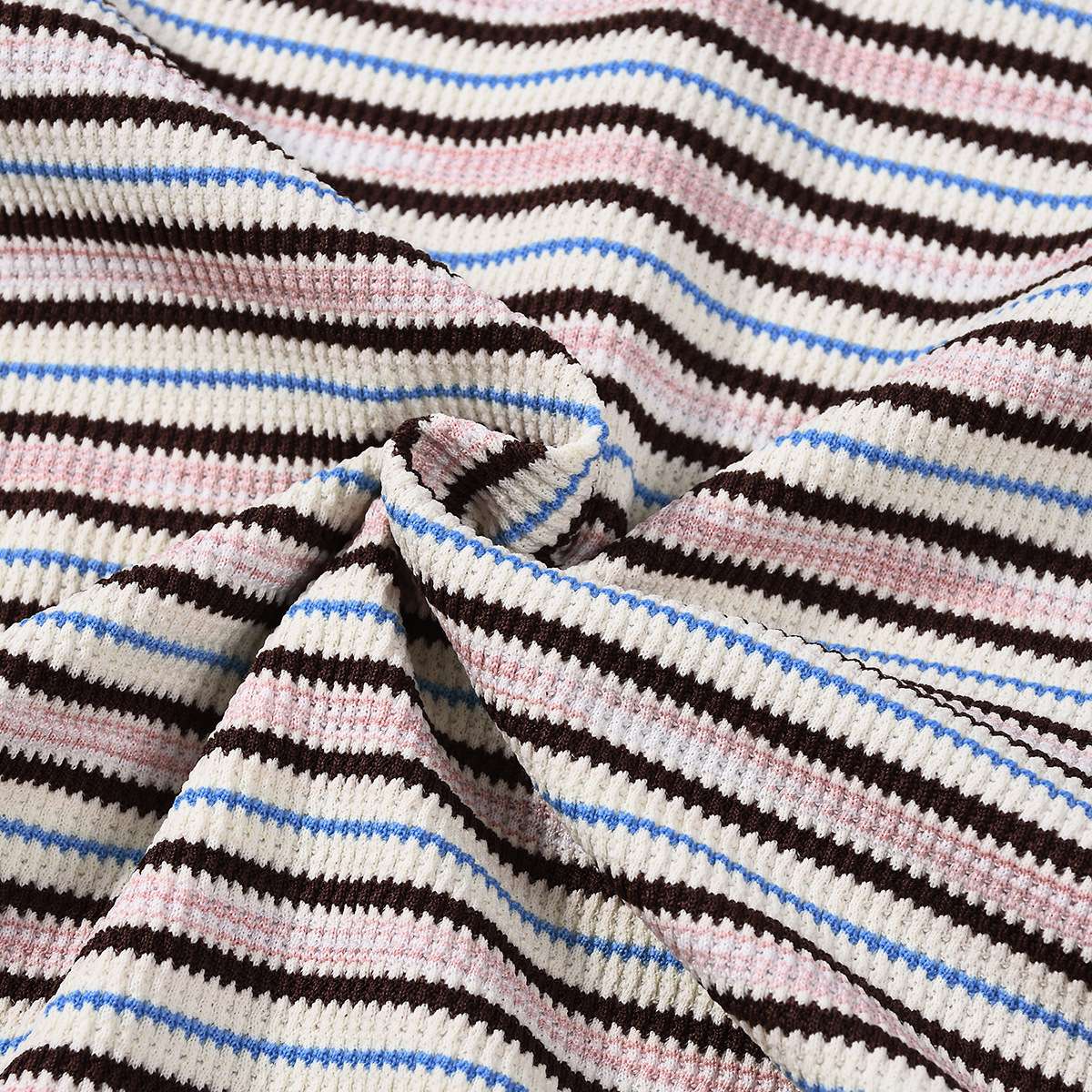 Striped Long Sleeve T-Shirt & Shorts Set image 6