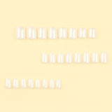 Glossy White Nail Art image 3