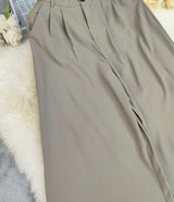 High-Waisted Wide-Leg Trousers image 3