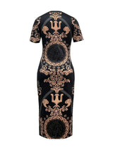 Elegant Baroque Pattern Dress image 2