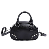 Mini Handbag with Metal Accents