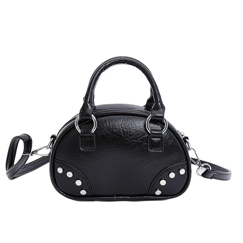 Mini Handbag with Metal Accents