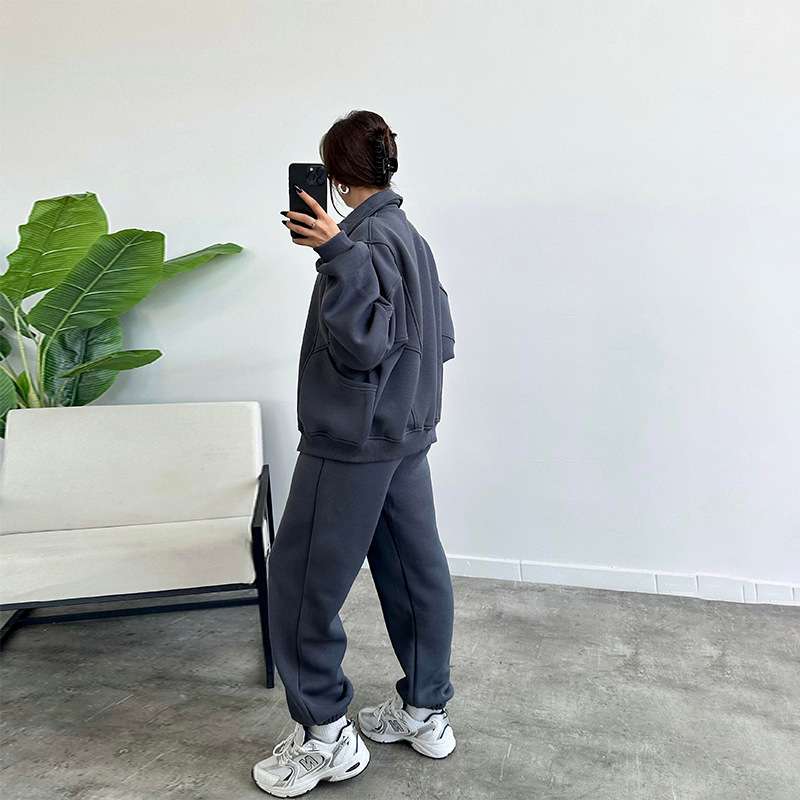 Hooded Loose Fit Sweatshirt & Joggers image 8