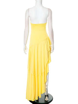 Strapless Asymmetrical Ruffle Dress image 4