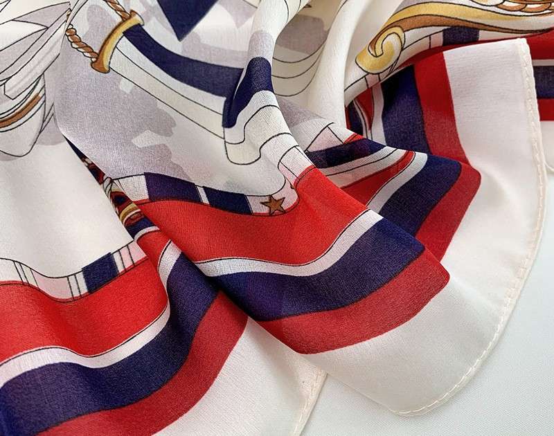 Luxury Printed Sunscreen Scarf image 4