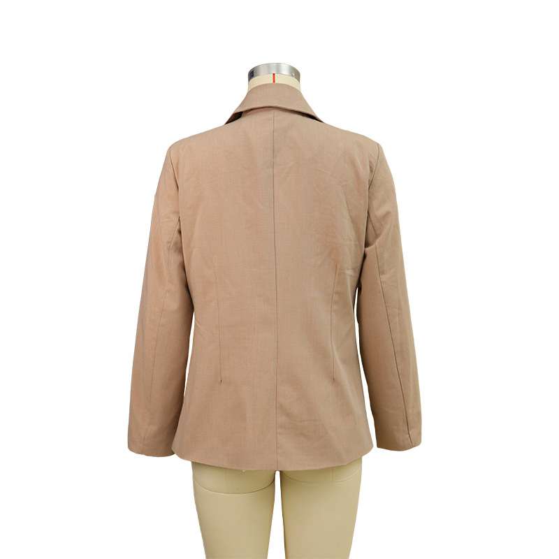 Slim Fit Casual Jackets Single Button Diagonal Design image 3