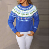 Colorful Floral Pattern Sweater image 3