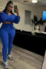 LuxeFit Athleisure Top and Pants Set image 3