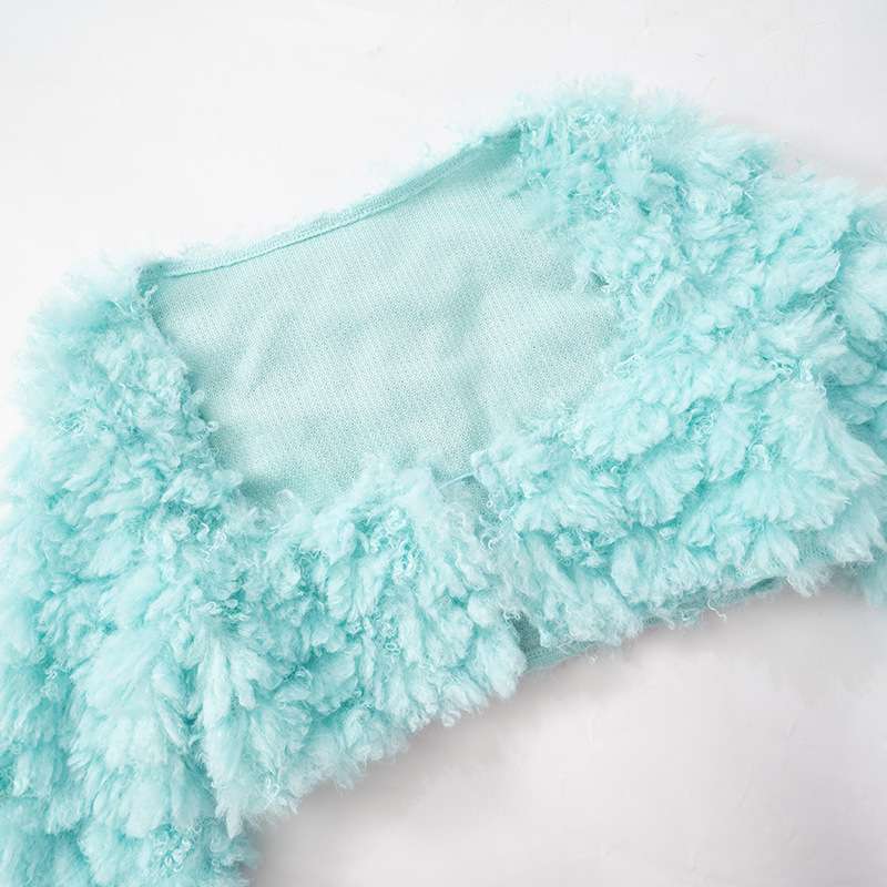 Faux Fur Cardigan &amp; Skirt Set image 5