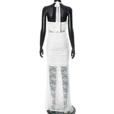 Elegant Lace Cut-Out Maxi Dress image 3