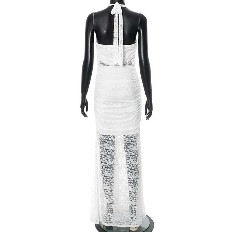 Elegant Lace Cut-Out Maxi Dress image 3