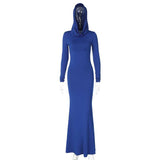 Hooded Mermaid Maxi Dress image 5