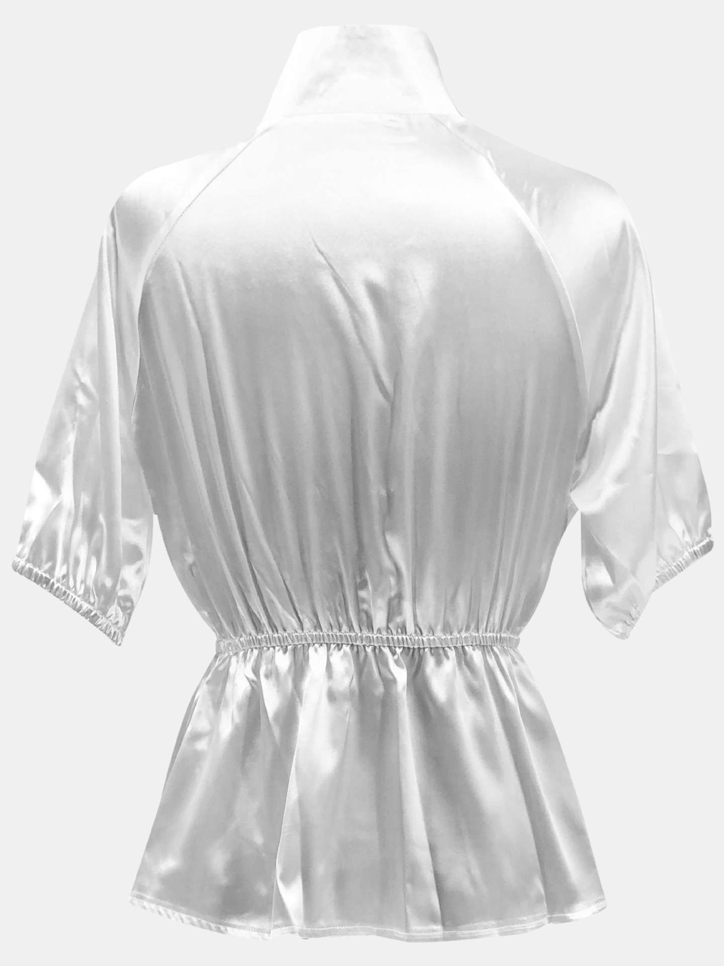 Satin Elegance Bow-Tie Blouse image 9