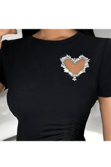 HeartGlimmer Cutout Tee image 0