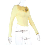 Ruffled Square Neck Corset Top image 4