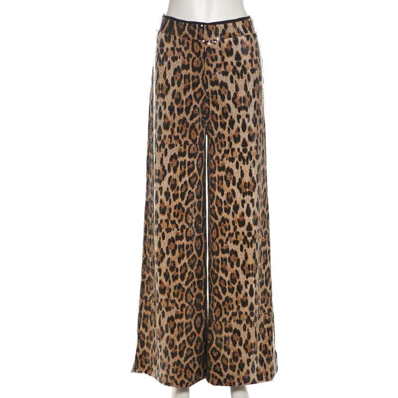 Animal Print Wide Leg Pant image 2