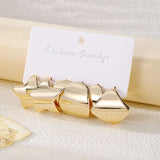 Elegant Star & Geometric Earrings Set image 0