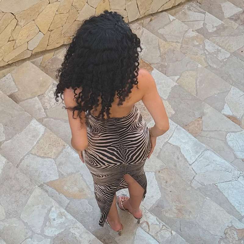 Animal Print Halter Jumpsuit image 5