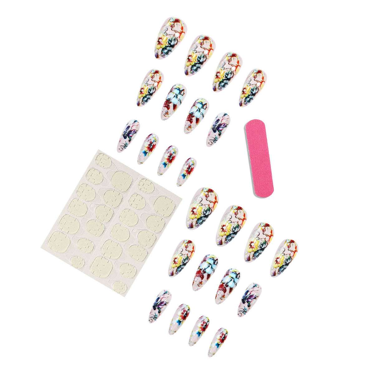 Floral and Butterfly Nail Art image 3