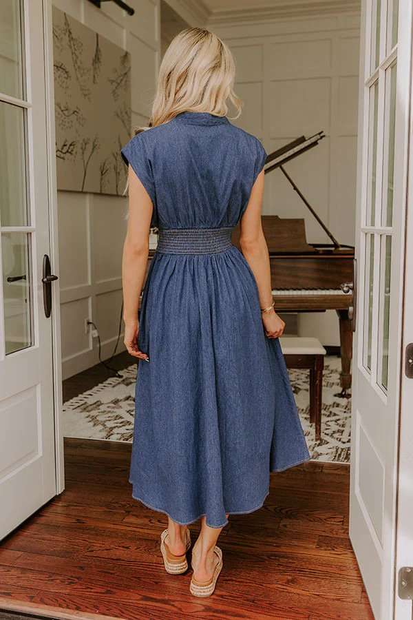 Midi Dress with Front Zipper image 3