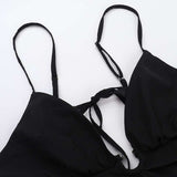 Cut-Out Maxi Dress with Spaghetti Straps image 5