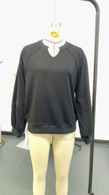 Long Sleeve Top with V-Neck image 5