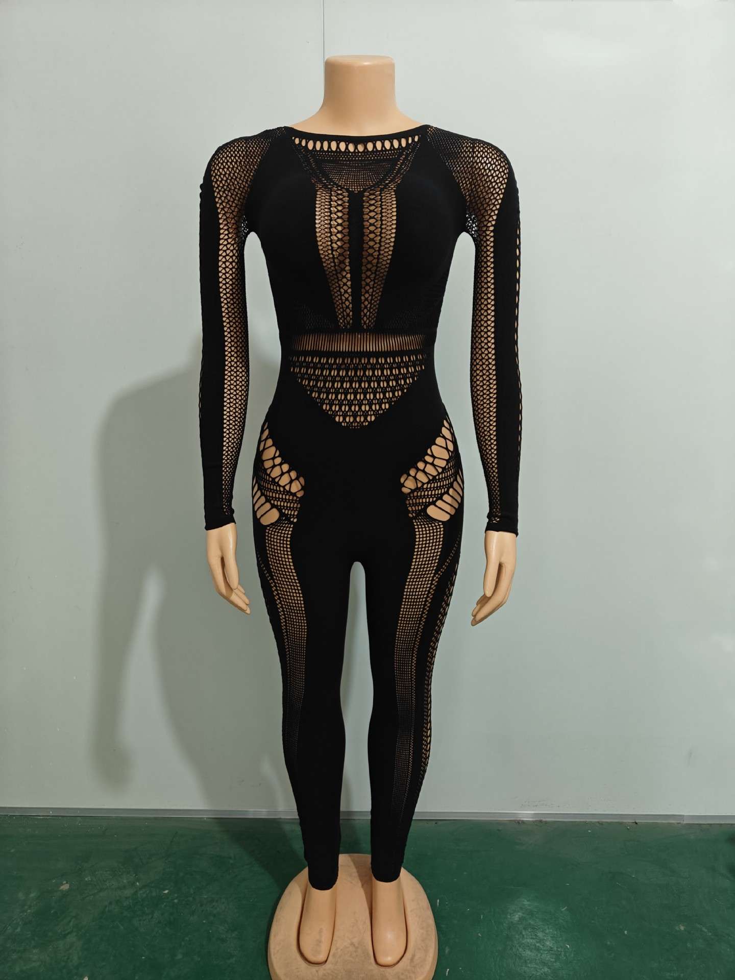 Fierce Web Mesh Jumpsuit image 3