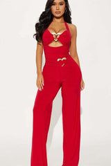 Jumpsuit with Heart Cut-Out Details image 0