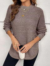 Turtleneck Oversized Pullover Casual Sweater image 4