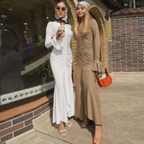 Detail Front Slit Maxi Dress image 5