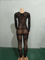 Elegant Black Lace Jumpsuit image 3