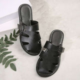 Casual Sandals with Buckle Detail