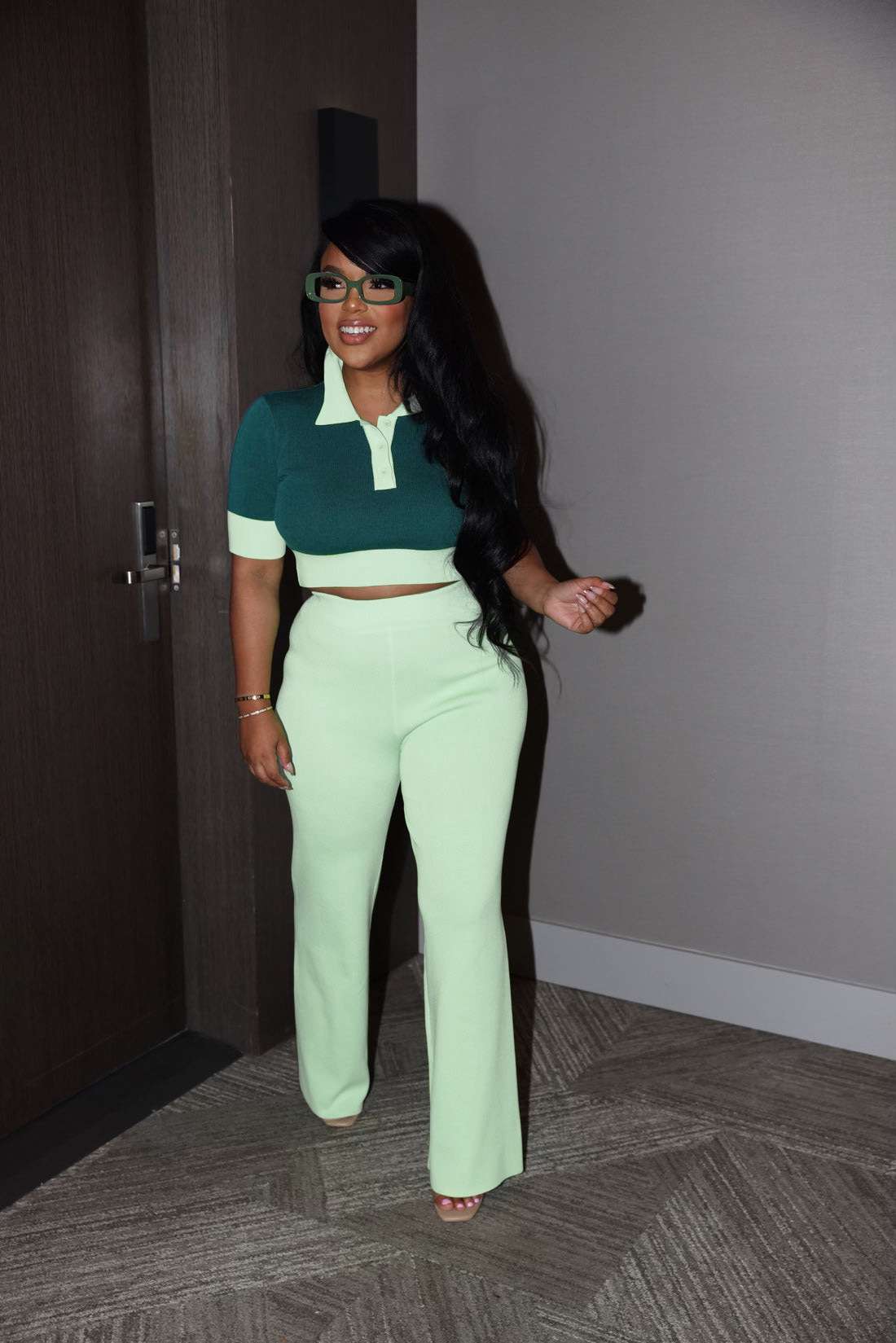 Color Fusion Polo Set - S, Green image