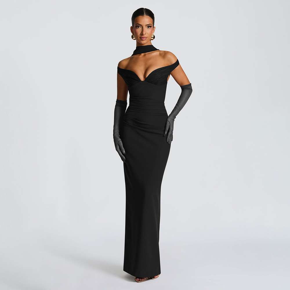 Off-Shoulder Evening Gown image 2