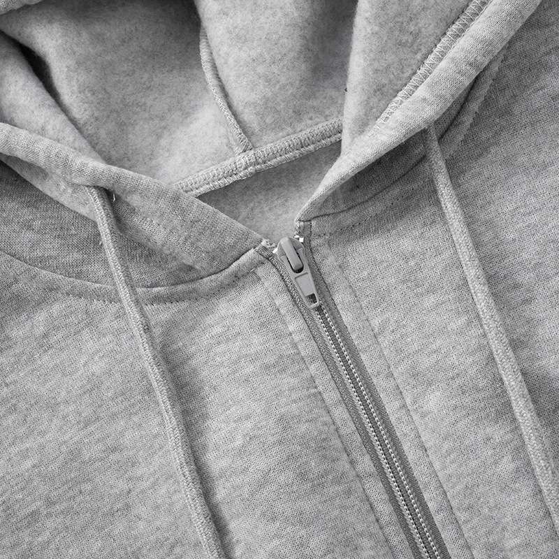 Casual Zipper Hooded Mini Dress image 6