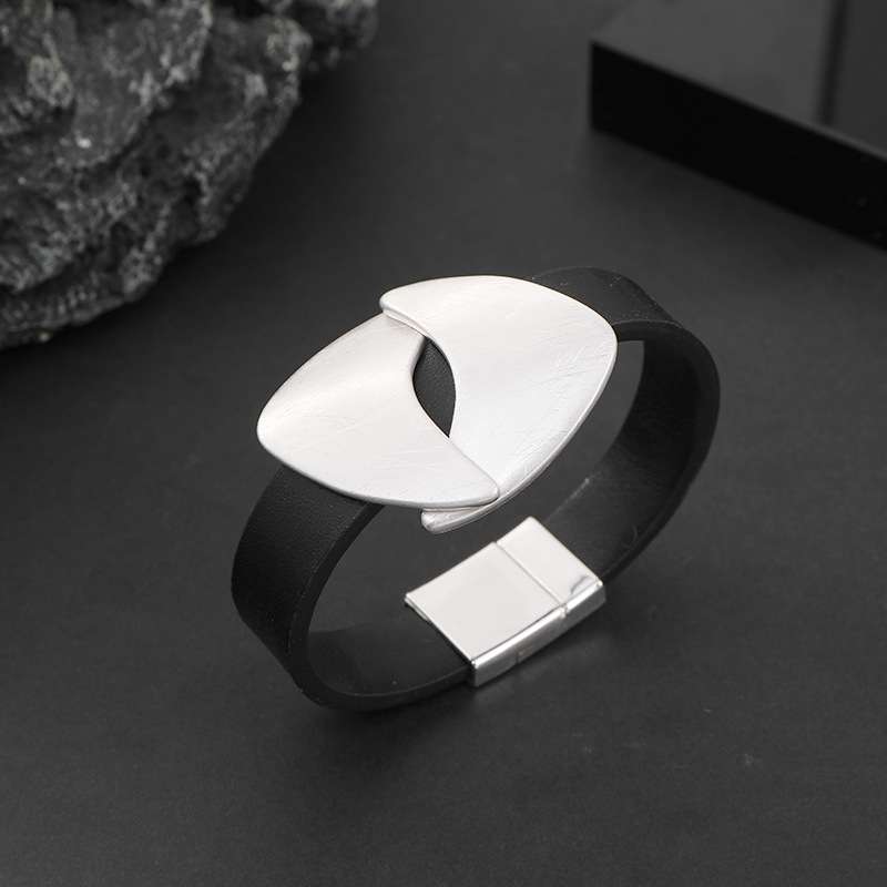 Bracelets with Gold and Silver Leaf Accents image 2