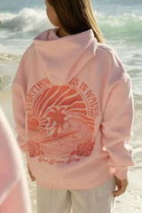 Oversize Backprint Pullover Hoodie image 0