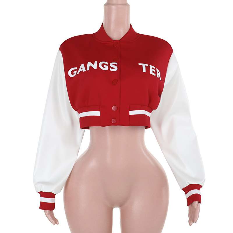 Urban Varsity Vibe Cropped Jacket image 3