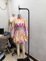 Wave Print Two-Piece Set image 5