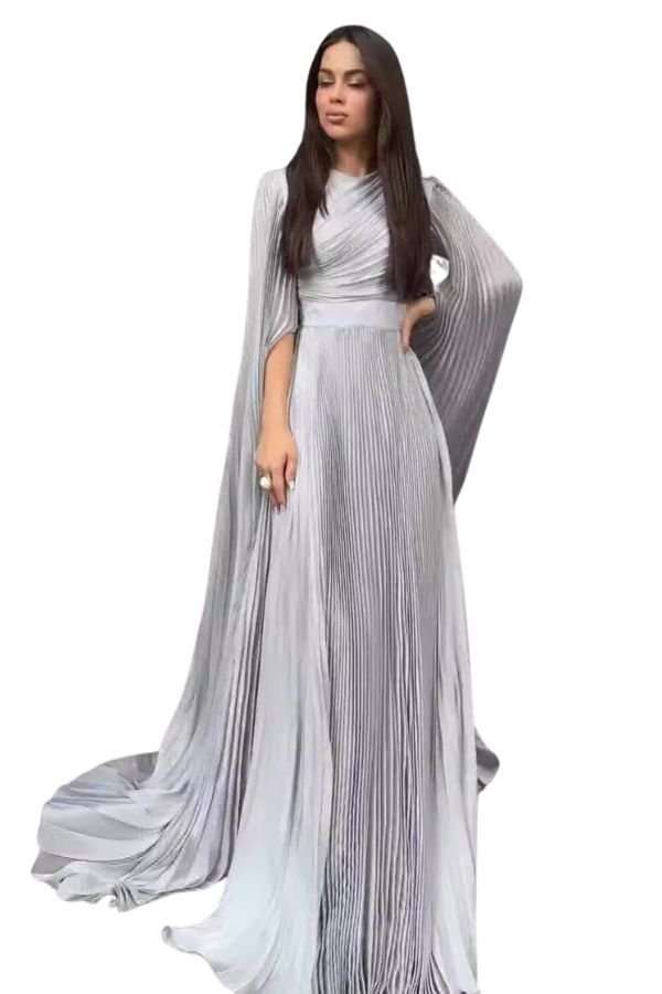 O-Neck Long Sleeve  Evening Dress image 2