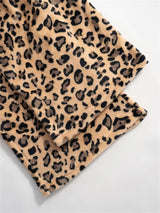 Leopard Print Wide Legs Pants image 6
