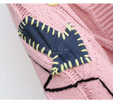Colrdul Patch Knit Cardigan Jacket image 5