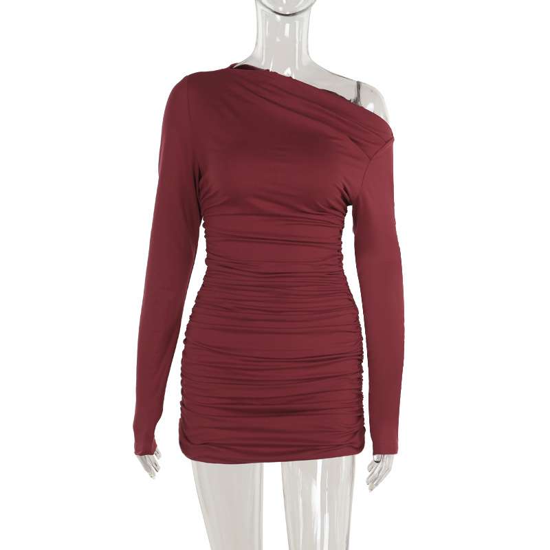 Eleganza Asymmetry Mini Dress image 3