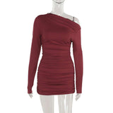 Eleganza Asymmetry Mini Dress image 3
