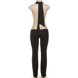 Deep Plunge Halter Jumpsuit image 5