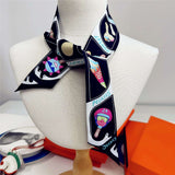 Tie Dye Pattern Luxury Scarf image 1