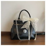 Lace Bow Handbag