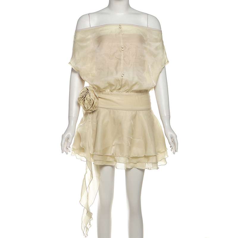 Off-Shoulder Ruffle Dress image 6