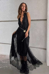 Lace Bohemian Maxi Dress image 0