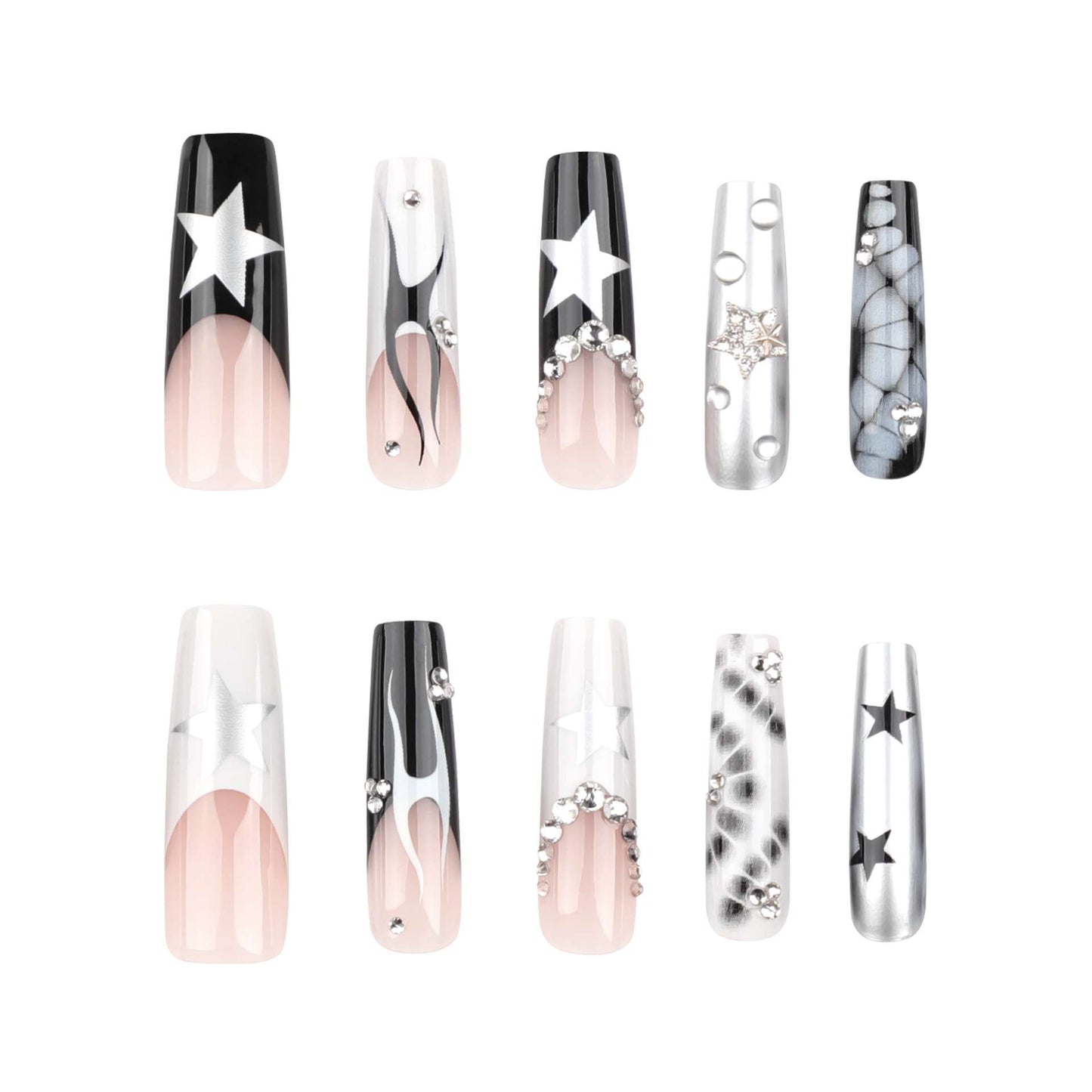 Glamorous Geometric Nail Art Set image 5